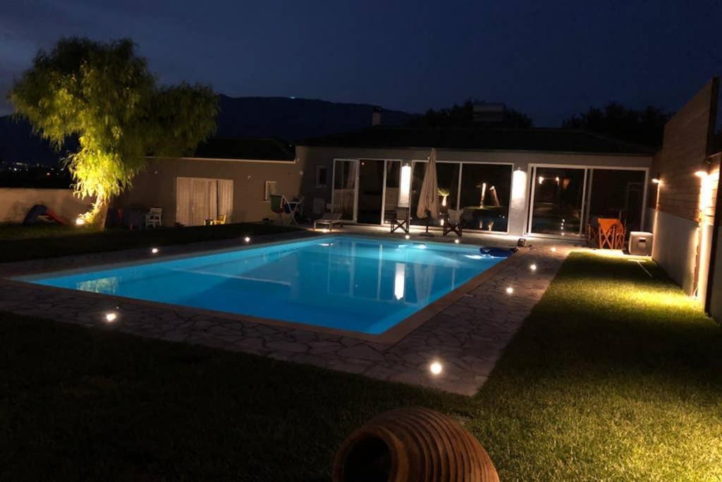 Sunlit Pool House Villa Posidhonía Exterior photo